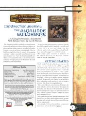 D&D Stronghold Builder's Guidebook - Construction Journal The Alqalinde Guildhouse.pdf