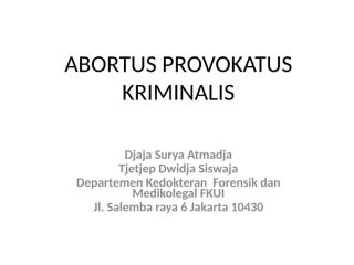 03.ABORTUS - dr. Tjetjep.ppt