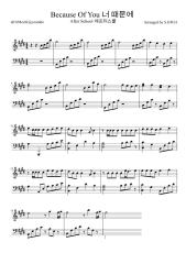 Piano Score - Because Of You, After School.pdf